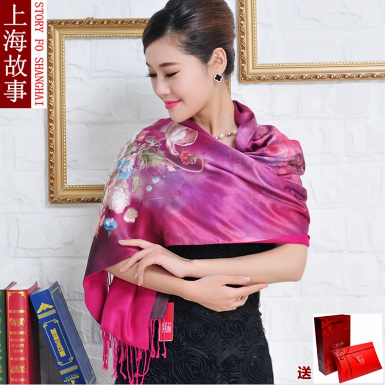 正品[真丝拉绒围巾]真丝拉绒围巾怎么洗评测 什