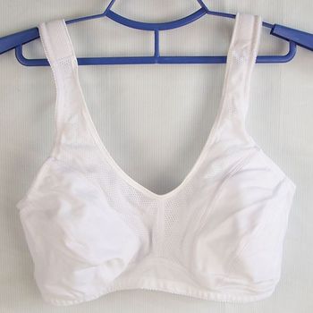 外贸欧单宽肩带超薄显小大码<em>全罩杯无钢</em>托运动