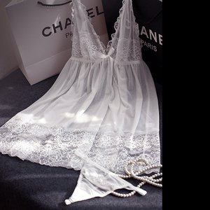 性感冰丝半透明少女睡裙