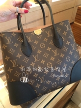 英国正品代购 LV FLANDRIN手袋 M41597 M41595手提包拼色多色女包