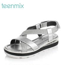 Teenmix/天美意夏季专柜同款女凉鞋6J503BL6图片