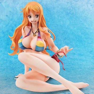 祖国版 megahouse pop 泳装娜美 坐姿 水着 手办模型