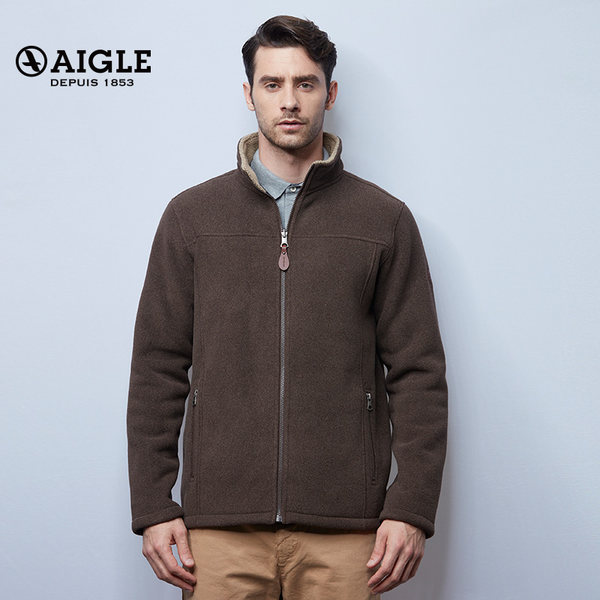 AIGLE 艾高 男士舒适保暖全拉抓绒衣 Joffy