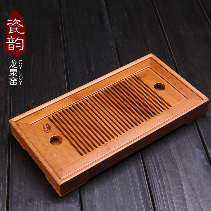 竹茶盘茶具储水茶台小号茶海盛水功夫茶具小型茶盘竹制特价