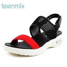 Teenmix/天美意夏季专柜同款网面舒适鞋女鞋凉鞋6YJ09BL6图片