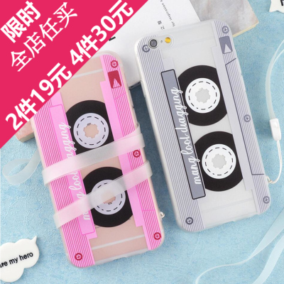 iphones手机壳硅胶6plus全包软图片5.5s挂绳保货表情包甩苹果图片