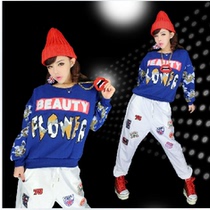 爵士舞上衣街舞嘻哈T恤现代舞蹈服饰DS演出服