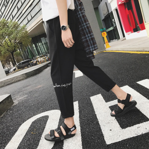 青年宽松九分裤