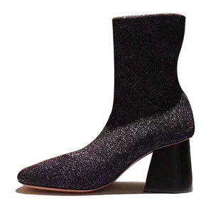 欧洲站袜子靴短靴