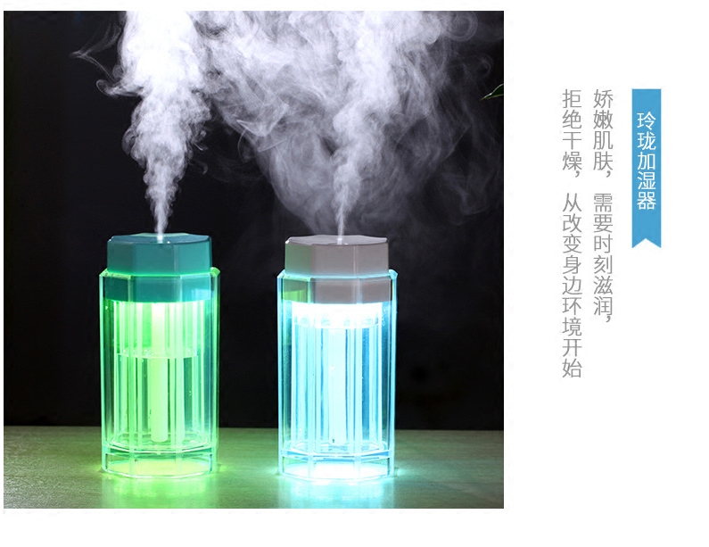 车载加湿器 车用充电汽车加湿喷雾器 静音香薰空气净化迷你加湿器