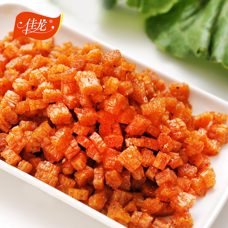 河南郑州特产佳龙香辣麻辣鱼仔 素食辣条零食
