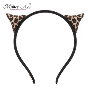 细布艺猫耳朵发箍