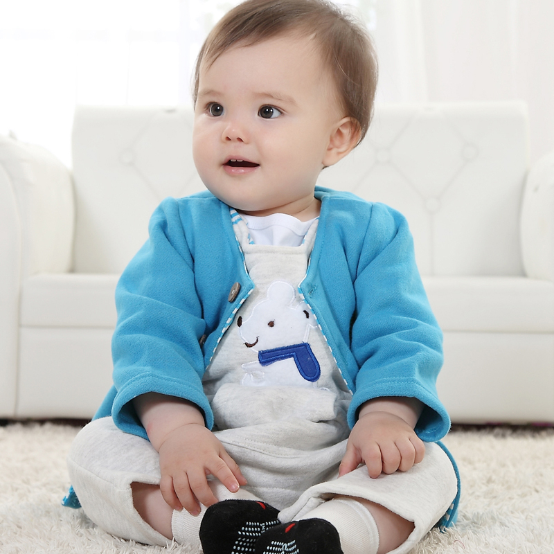 <em>2015</em>夏季<em>新款</em> 婴儿女宝宝圆点公主裙套装 吊带