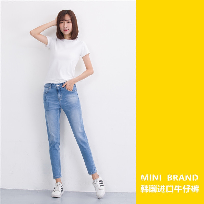 韩国mini brand牛仔裤