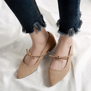 小红人尖头单鞋