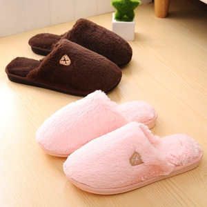 防滑无声软底棉拖鞋