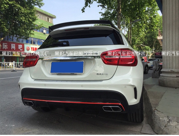 奔驰gla改装包围gla260 gla45 amg 改装brabus款碳纤维尾翼高尾翼