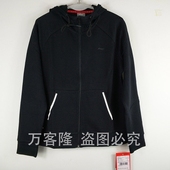 李宁女款 连帽卫衣AWDM354 训练系列弹力开衫 2017秋季新正品