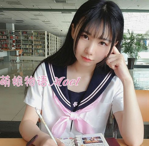 日本jk制服 正统关西襟软妹粉二本樱花刺绣学生校服 水手服学院风