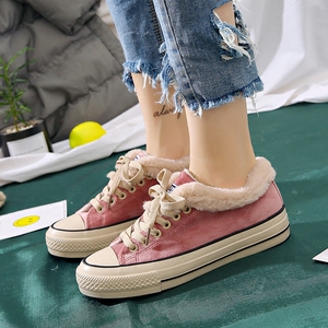 百搭加绒帆布鞋