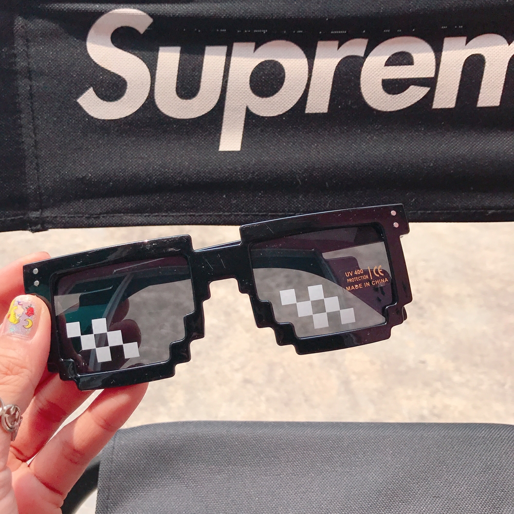 包邮创意二次元抖音红人同款马赛克创意造型太