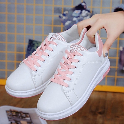 秋冬天休闲运动鞋韩版帆布鞋少女小白鞋平底板