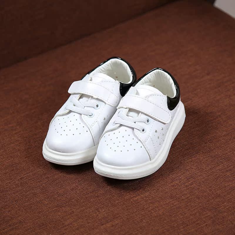 儿童小白鞋男童女童网鞋透气夏季小孩运动休闲