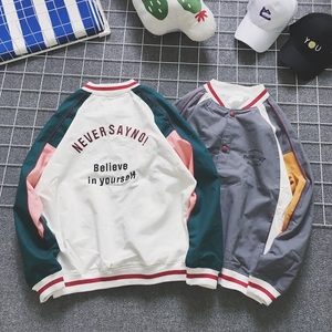 学生刺绣夹克情侣棒球服