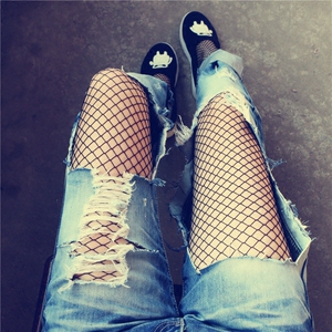 性感防勾丝网格袜