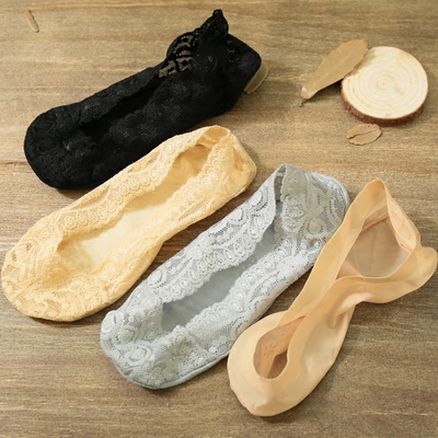 5双装包邮 极超浅口隐形吊带船袜 女士高跟鞋
