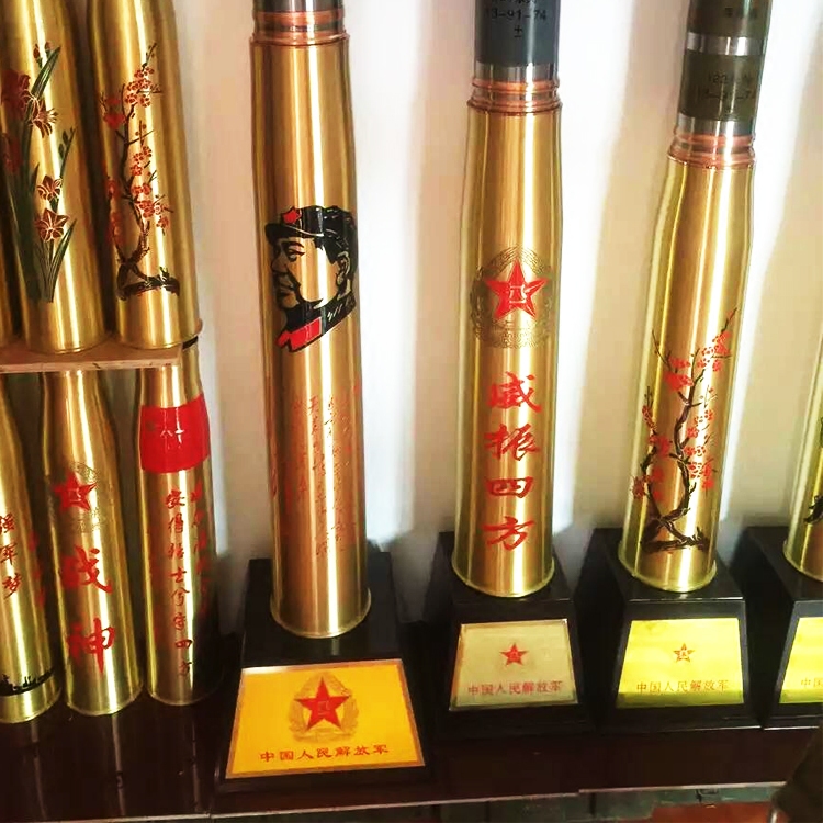 海130炮弹壳工艺品底座模型 招财风水镇宅送礼