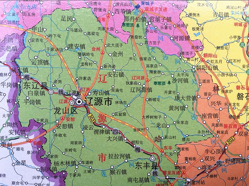 新版正版 吉林省地图挂图 2017新版贴图办公教学地理