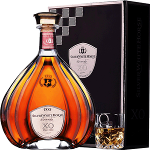 法国原酒白兰地xo洋酒烈酒礼盒套装40度750ml酒吧专用送酒杯 ￥89