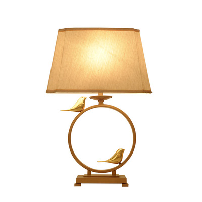 新中式台灯卧室床头柜台灯客厅书房简约仿古装饰台灯酒