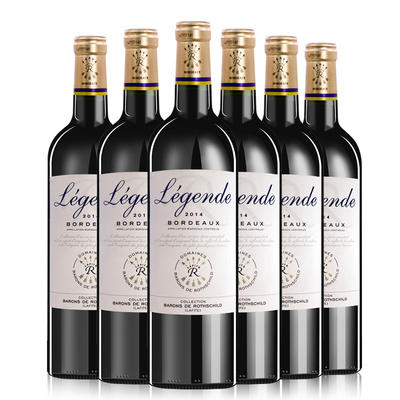 拉菲红酒 法国进口红酒罗斯柴尔德传奇波尔多aoc干红葡