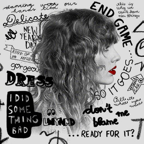 taylor swift泰勒斯威夫特专辑reputation 正版2017新cd海报 霉霉