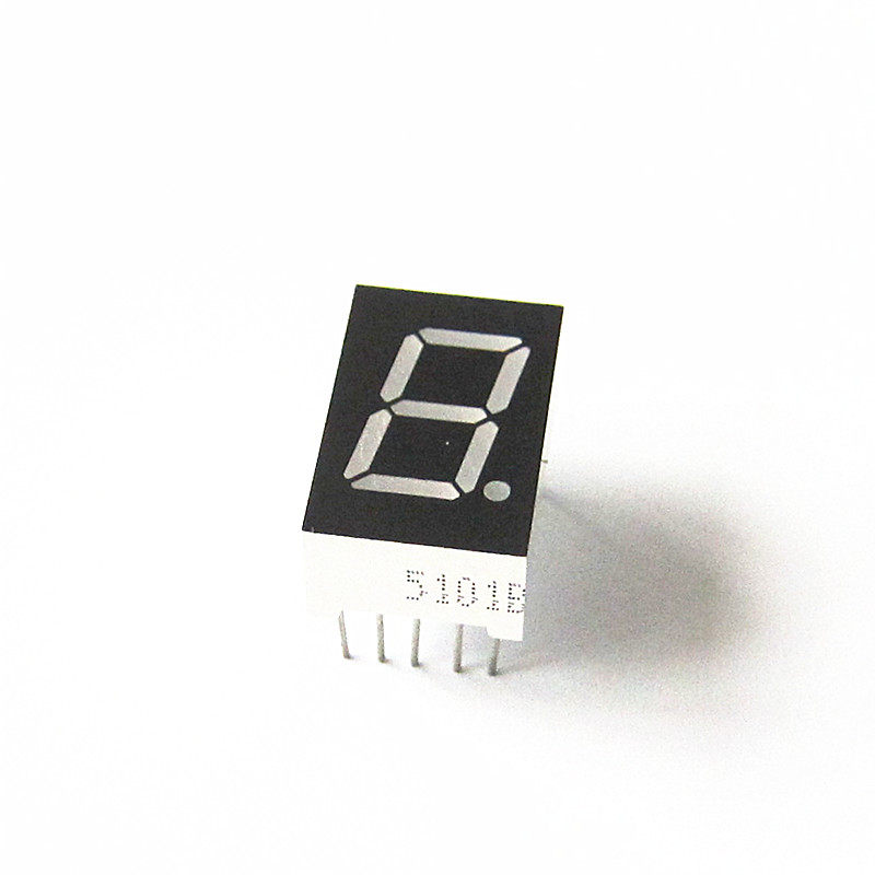 0.5英寸1位红光数码管.型号:5101as 5101bs
