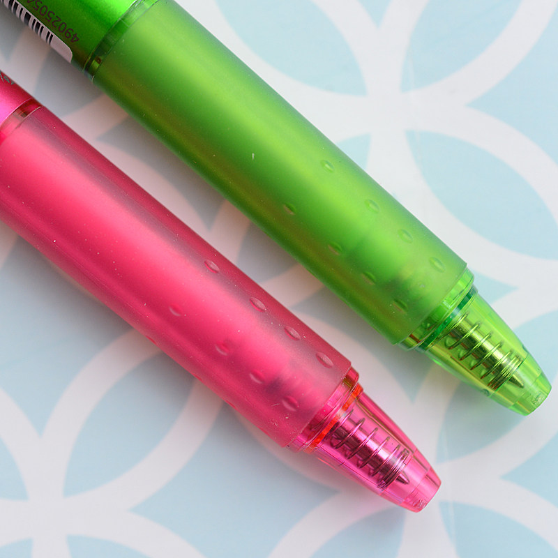 日本进口文具 pilot/百乐 lfbk-23ef 按动可擦中性笔 彩色水笔