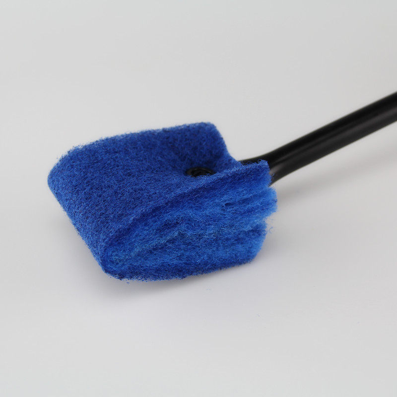 仟湖鱼缸清洁工具特殊鱼缸刷玻璃清洁刷子水族箱长把刷子鱼缸擦_双氙