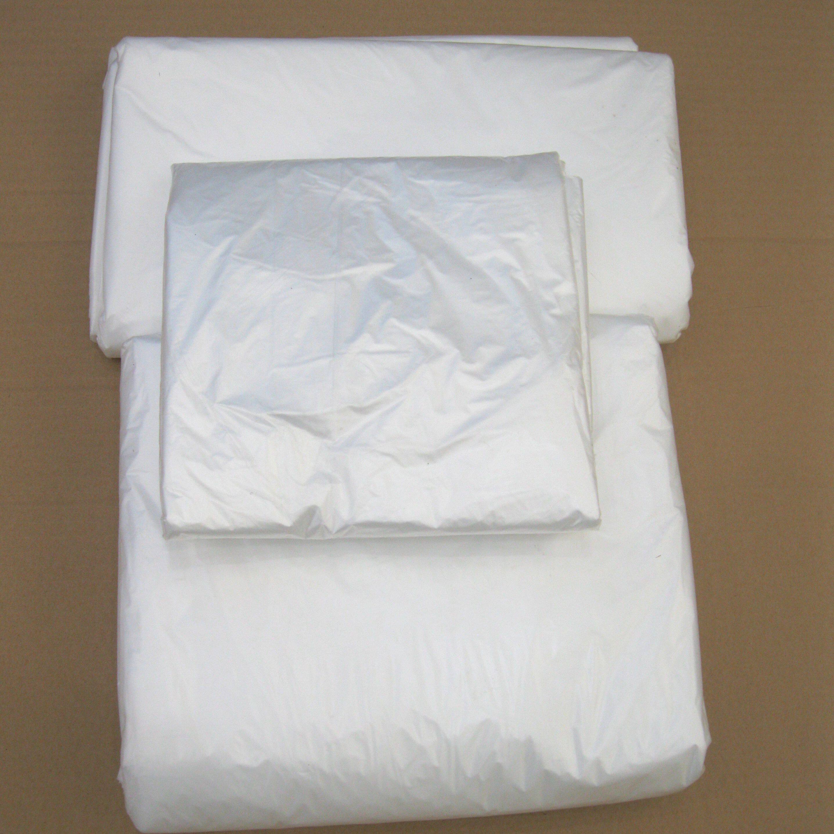 批发加厚白色塑料防潮袋平口袋大号中号小号垃圾袋大码环保袋包邮