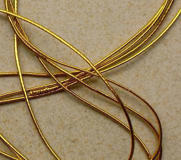 2mm 金色弹力绳 圆松紧带 金葱线 金丝橡筋 金银吊牌线 包装装饰