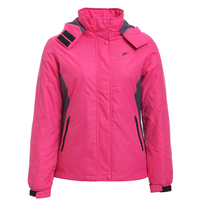 [双节活动] 金莱克冬季运动时尚女款风衣连帽摇粒风衣防风外套