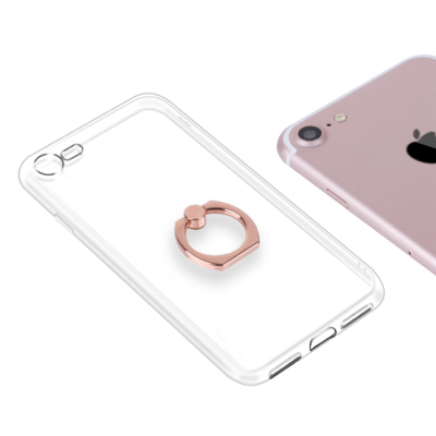苹果6手机壳 支架6s带指环扣6plus透明套iphone7硅胶软壳7p保护套