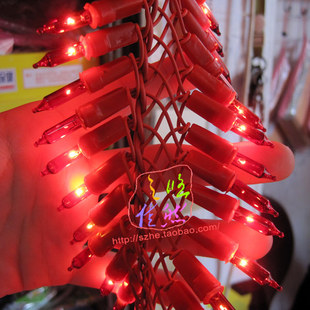 100cm1米长闪光电子炮发光爆竹串新年彩灯饰品噼啪声带拜年吉祥话