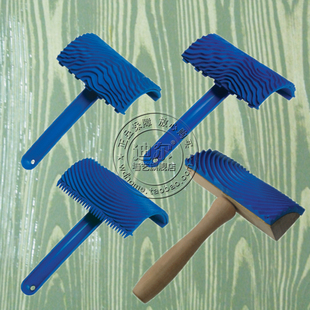 乳胶漆 仿木纹艺术质感造型液体壁纸肌理乳胶漆涂刷工具 逼真木纹器