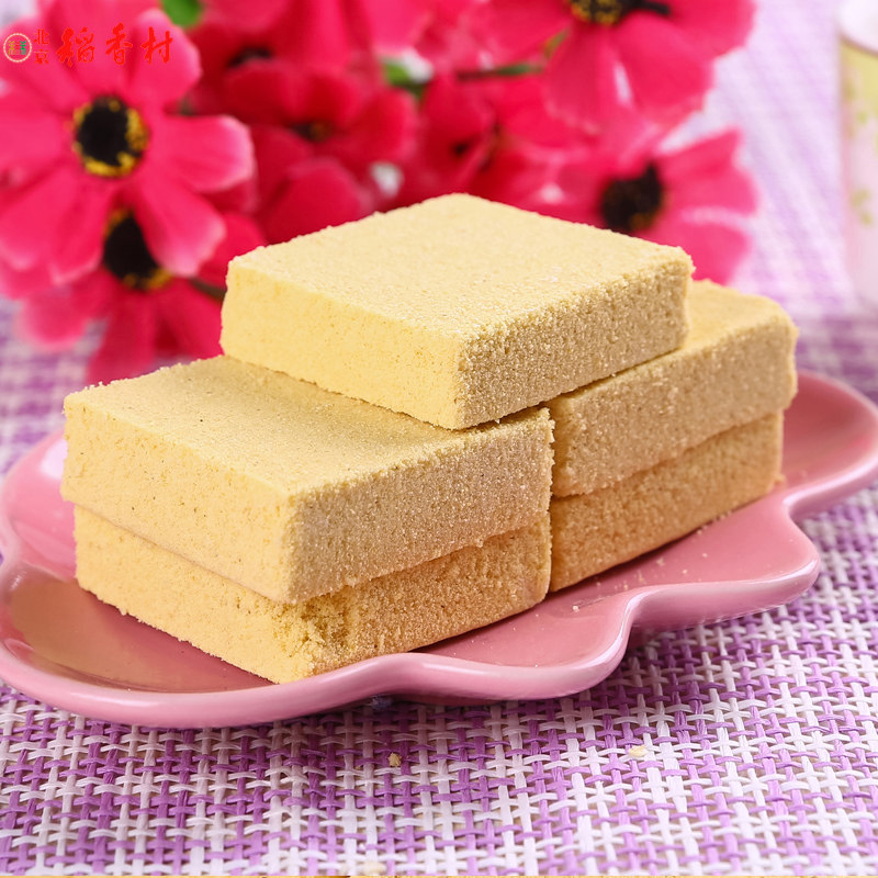 三禾北京稻香村糕点绿豆糕糖醇绿豆潮糕260g袋装