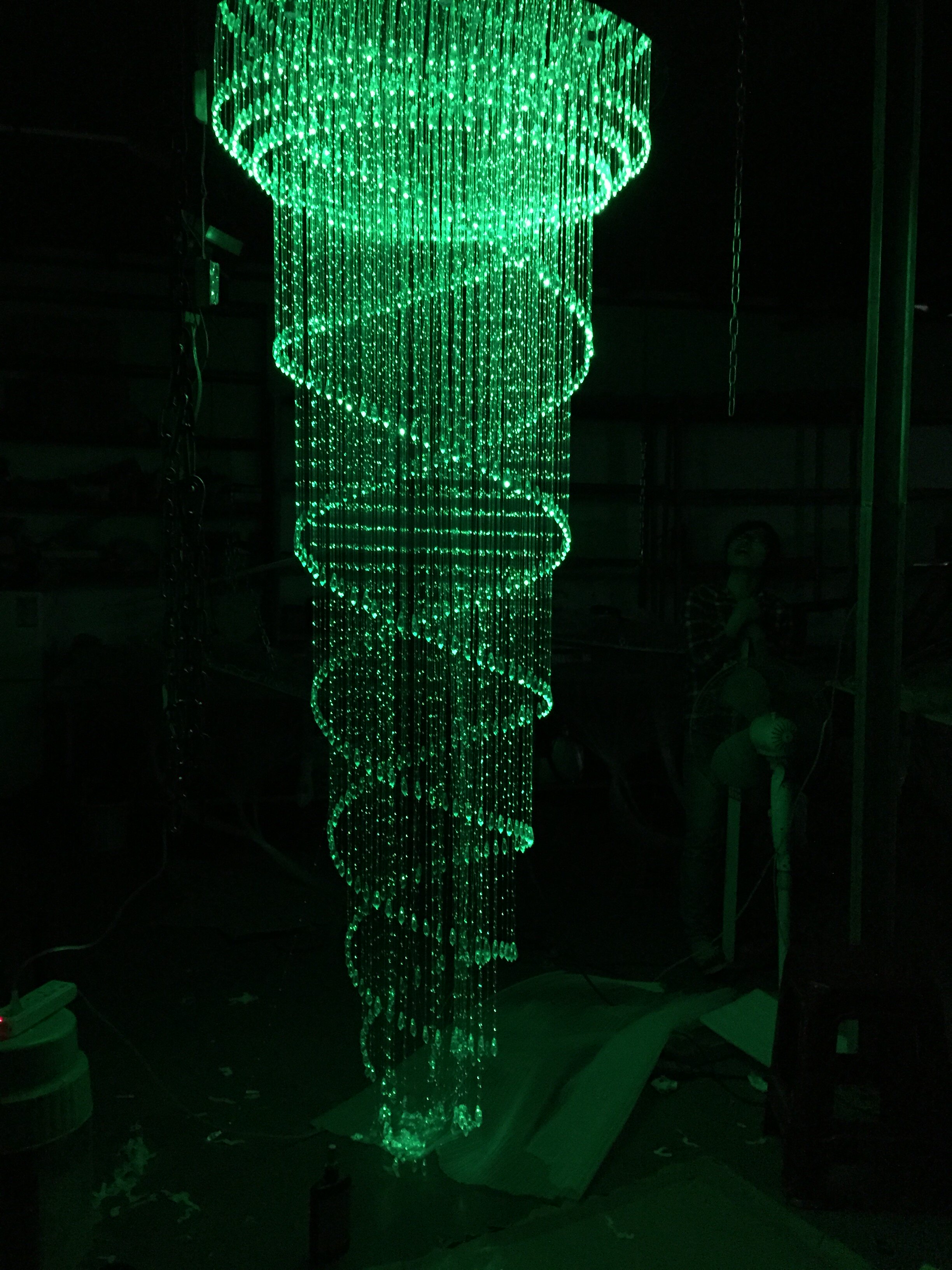 led光纤灯/光纤水晶吊灯/光纤星空灯/满天星光纤灯/led光纤灯