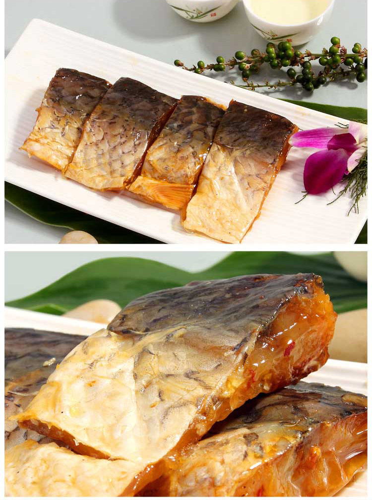 外婆家包邮浙江传统名菜 精选原味醉鱼干中段小包装1000g克零食品