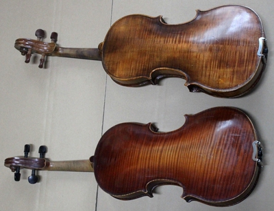 收藏德国古代小提琴老琴 保护完好 音色意味优长 独奏演奏爱好者