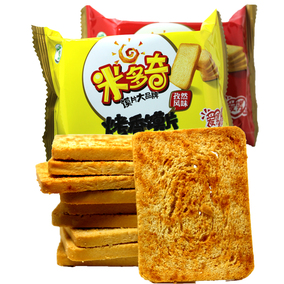 米多奇烤馍片馒头片烤香馍干膜片休闲零食面包干非油炸饼干500g